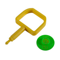 Chubb-Type Pin & OK Indicator - Green