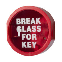 Plastic Fronted "Break Glass" Keybox