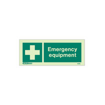 Emergency Equipment Location - Landscape sign - 150 x 200mm