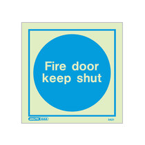 Fire Door Keep Shut - Square sign - 150 x 150mm