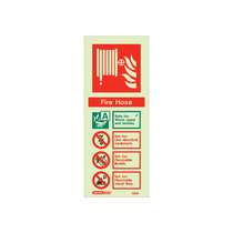 Extinguisher Sign - Fire Hose Wall Sign - 200mm x 80mm