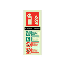 Extinguisher Sign - CO2 - 200mm x 80mm