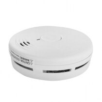Detects both carbon monoxide and smoke hazards