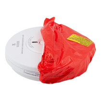 Supplied with a plastic dust cover to prevent false alarms and contamination during DIY or decorating