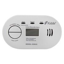 10 Year Life Digital Display Carbon Monoxide Alarm - Kidde 5DCO