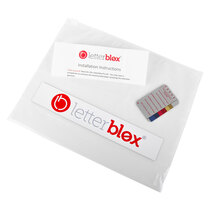 Supplied with ziplock bag for safe storage of original letterplate