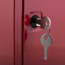 Integral key lock supplied with 2 keys