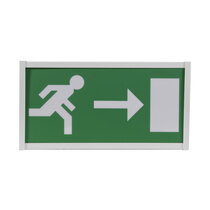 LED Maintained Fire Exit Sign - Right Arrow