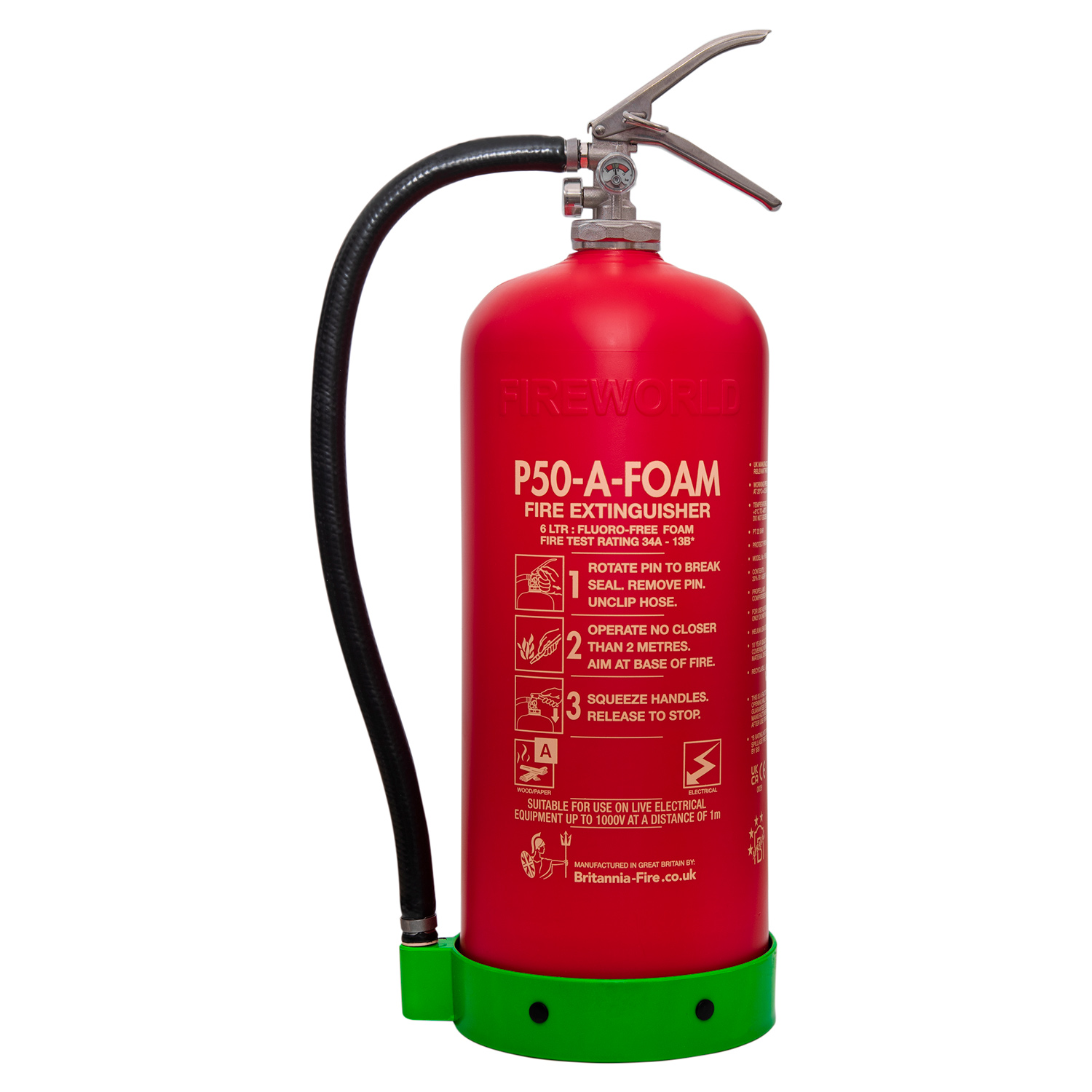 P50 FluorineFree Foam ServiceFree Fire Extinguisher £176.69 inc VAT
