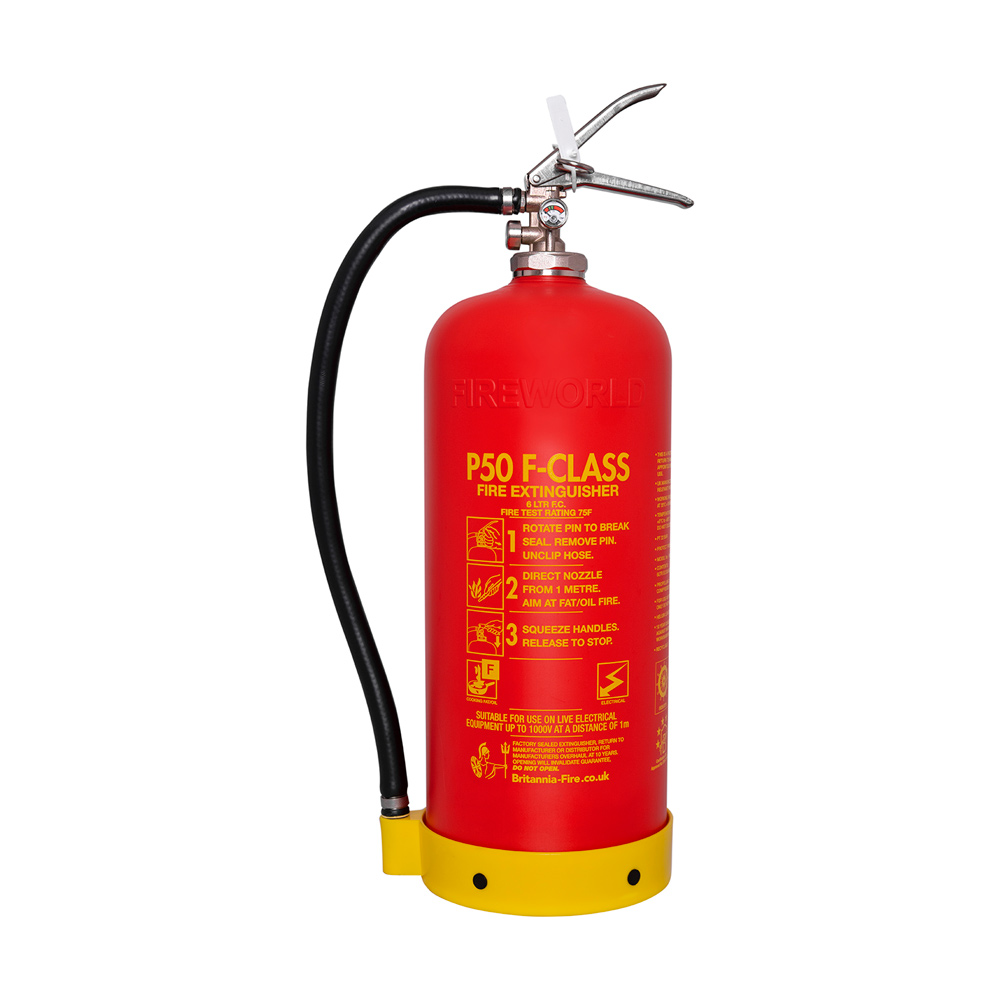 Service Free 6ltr Wet Chemical Fire Extinguisher Britannia P50 221 99 Inc Vat