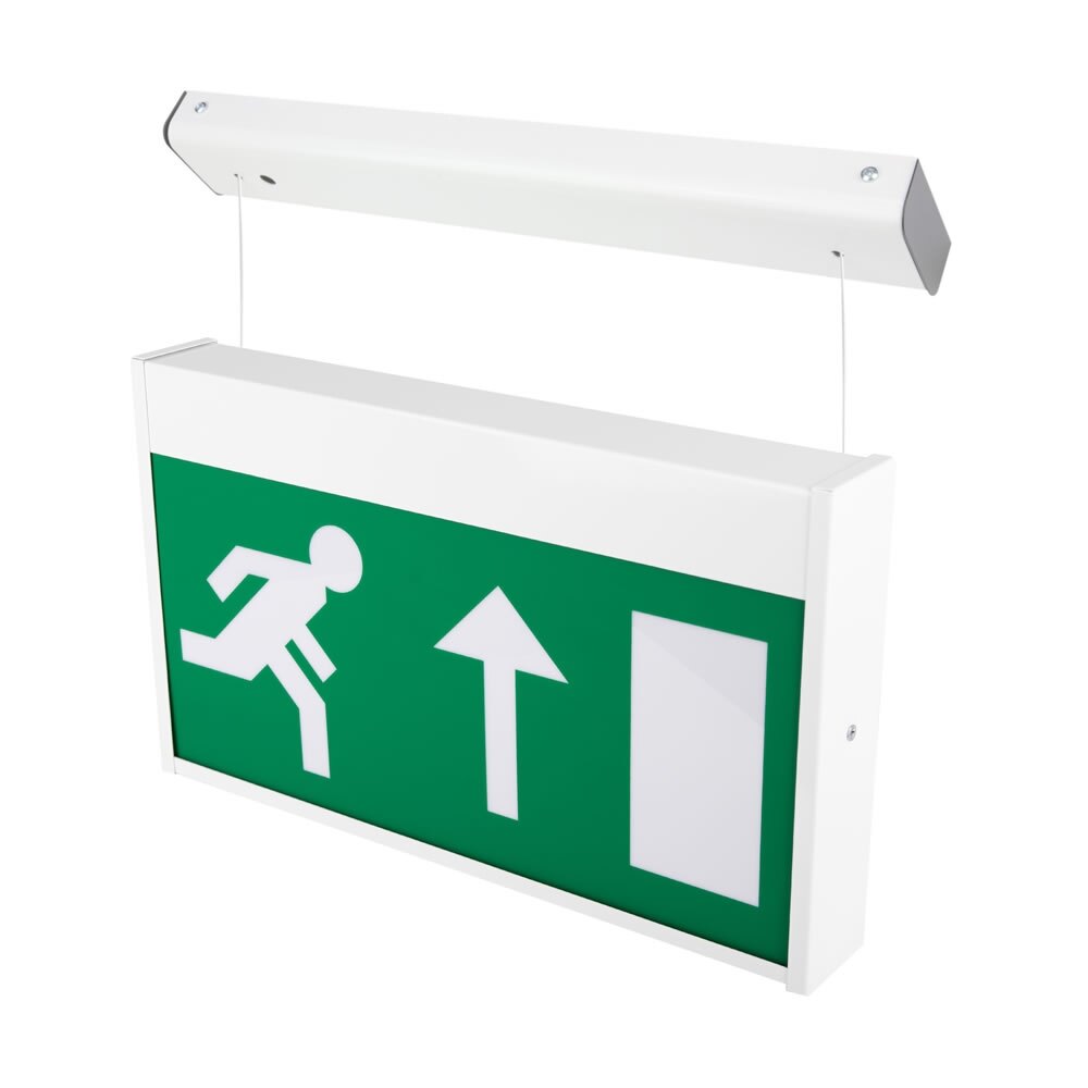 Choice Of Legend Panel 3W IP20 Single Sided LED Emergency Exit Sign Box 