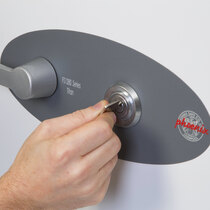 The key lock version is supplied with two keys as standard