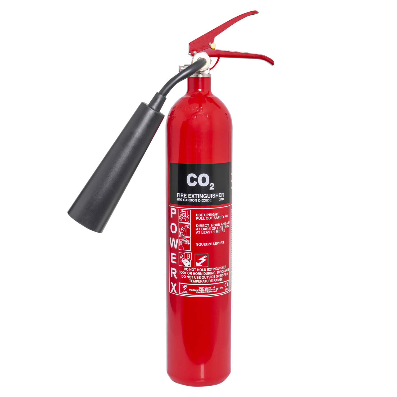 PowerX 2kg CO2 Fire Extinguisher