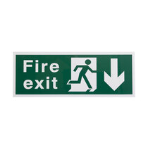 Fire Exit Sign - Down
