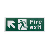 Fire Exit Sign - Up Left