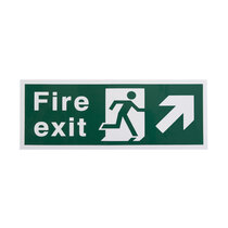 Fire Exit Sign - Up Right