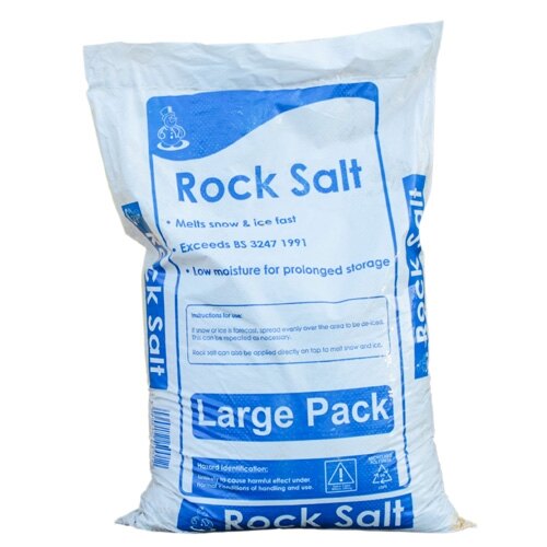 White Granular De-icing Salt - 25kg Bag