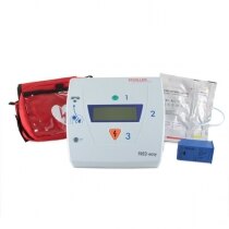 The Schiller defibrillator is supplied with a range of accessories