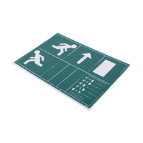 Enables the light to be used as a fire exit sign