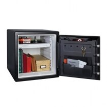 Door pocket and key rack help to organise your safe contents