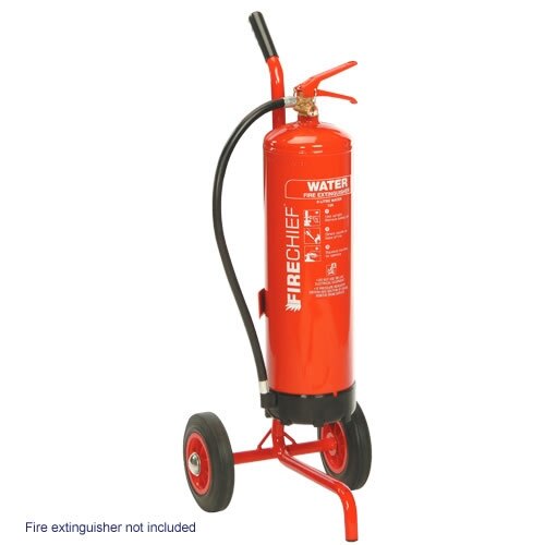 Single fire extinguisher trolley