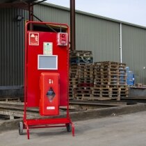 Mobile fire point ideal for both temporary and permanent sites