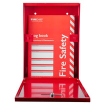 Easily store your fire safety log book and building floor plan in case of an emergency