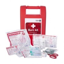 Contains fast acting, quick relief Burnshield products