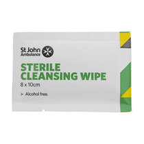 Individually wrapped cleansing wipes