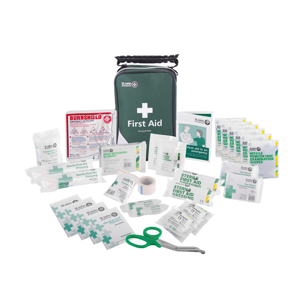 St John Ambulance Workplace First Aid Kit – 10 Person, Small, UK Made