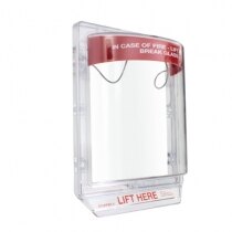 STI 1200 Stopper II flush mounted fire alarm call point cover