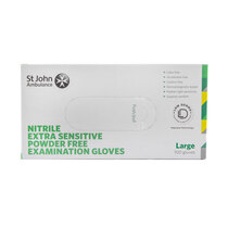 St John Powder-free Nitrile Gloves - Large