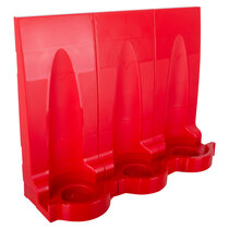Universal Modular Fire Extinguisher Stand - Triple (Red)