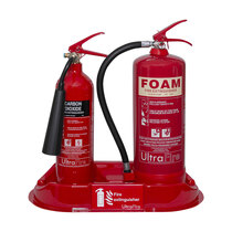 Universal fire point suitable for 2kg CO2 or up to 9kg/9ltr extinguishers