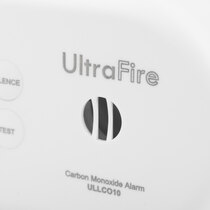 Loud 85dB alarm alerts you to the dangers of carbon monoxide poisoning