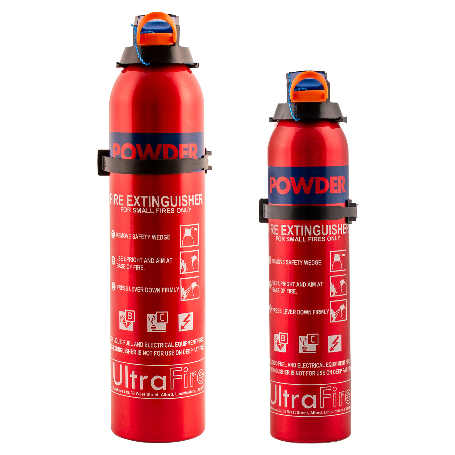 600g & 950g Powder Fire Extinguishers - UltraFire
