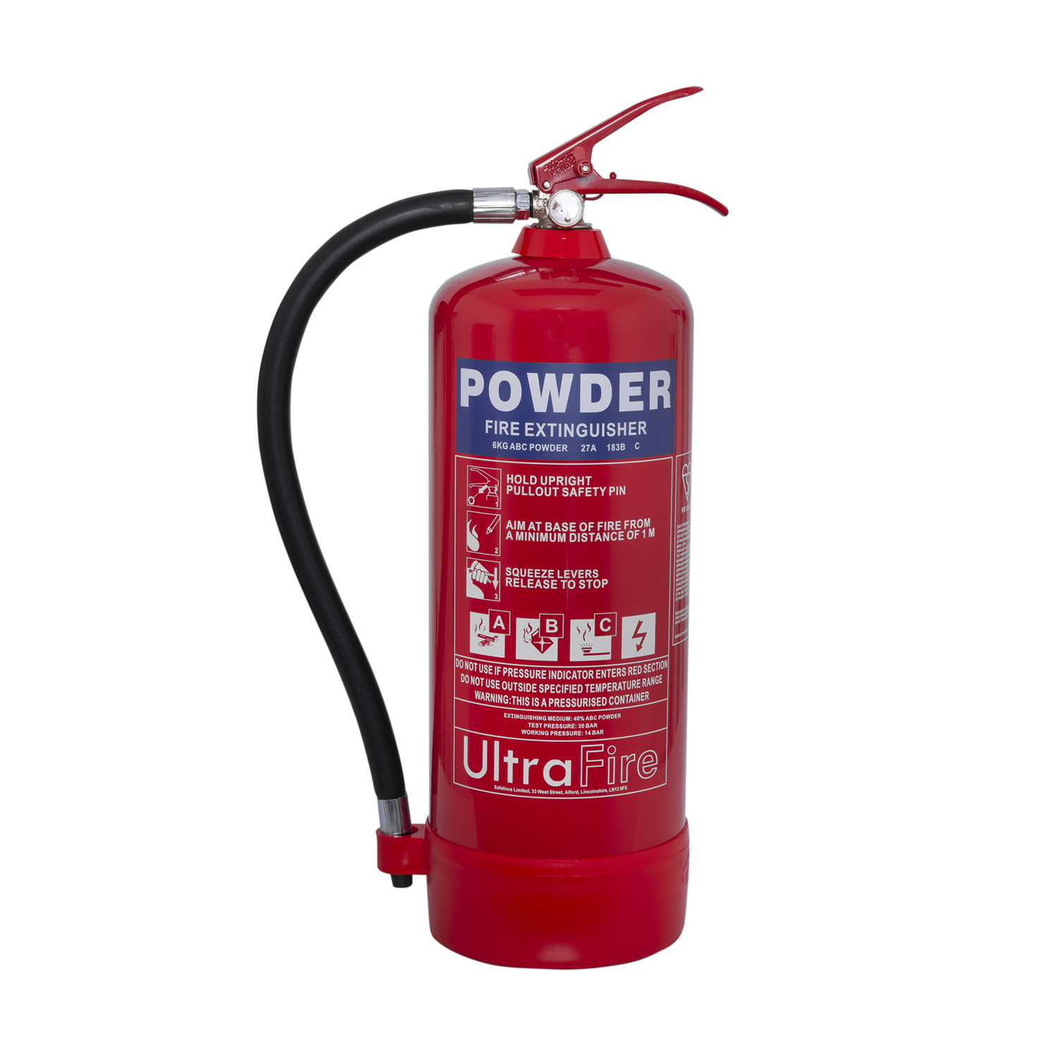 6kg Powder <br>Fire Extinguisher