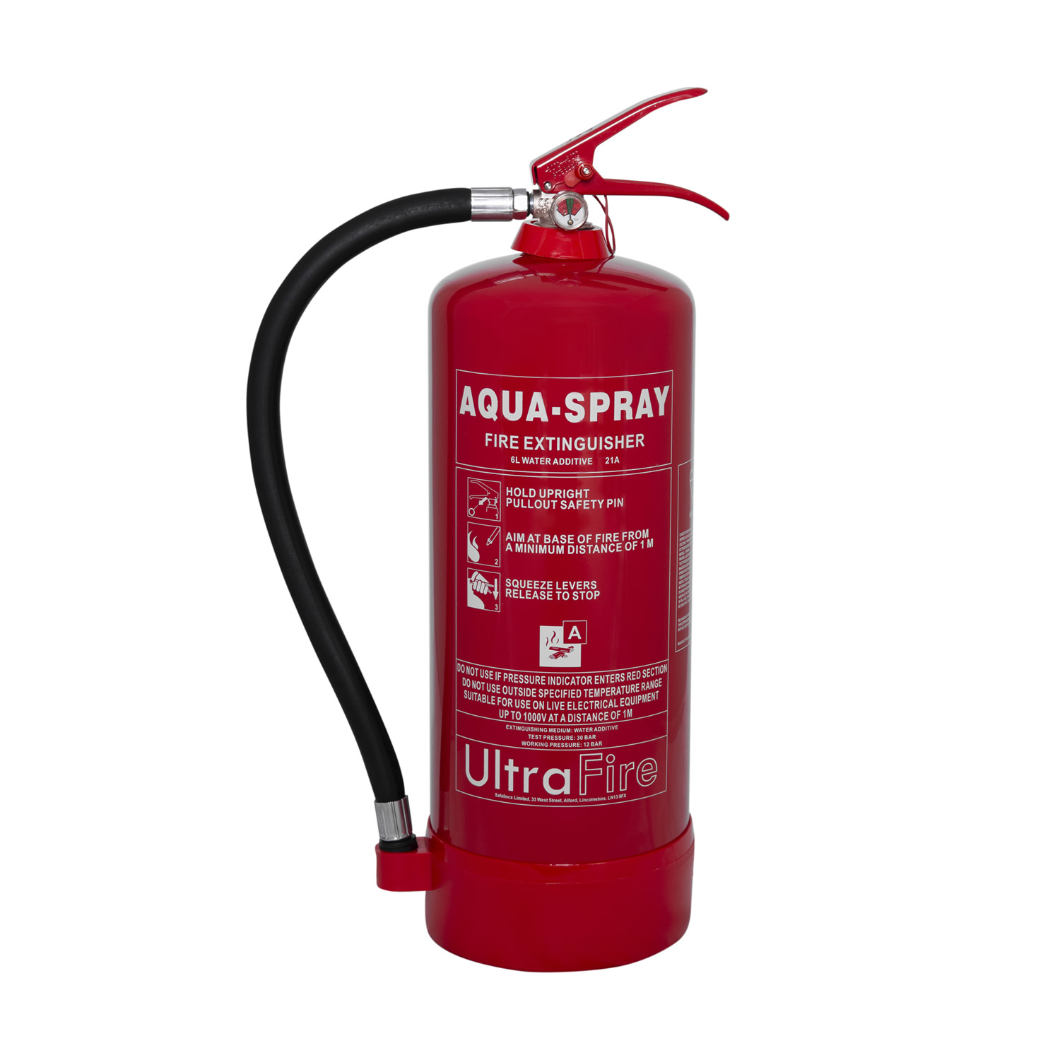 UltraFire 6ltr Water Additive Fire Extinguisher