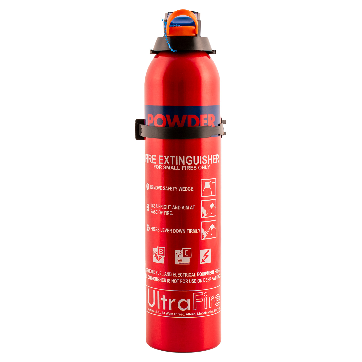 950g Powder Fire Extinguisher for Cars and Caravans - UltraFire