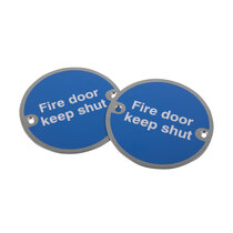 Clear and simple stainless steel signage which is pre-drilled for easy installation