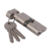 Supplied with 3 keys as standard, the 6-pin cylinder provides additional security