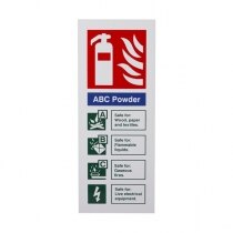 Extinguisher I.D. Sign - ABC Powder