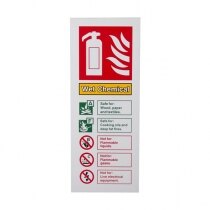 Extinguisher I.D. Sign - Wet Chemical