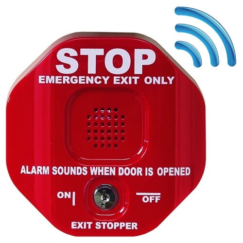 Wireless Exit Stopper Door Alarm with Transmitter