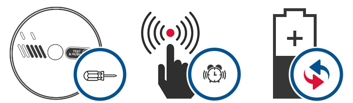 Install a smoke alarm in your caravan, test it regularly and remember to replace the batteries