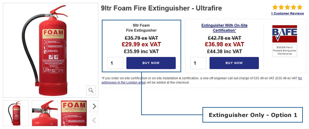 fire extinguisher certificate template