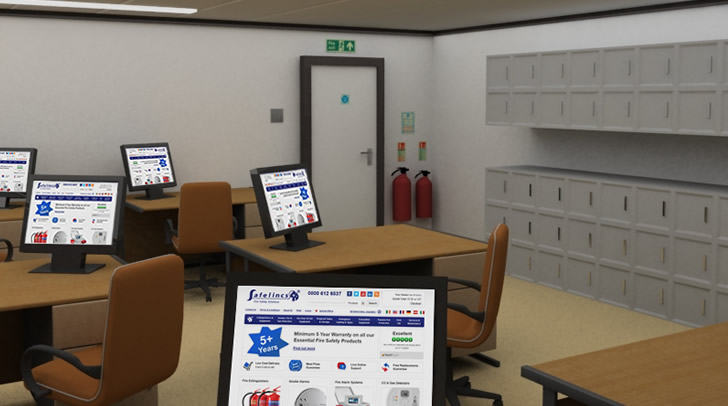 Fire extinguishers suitable for offices