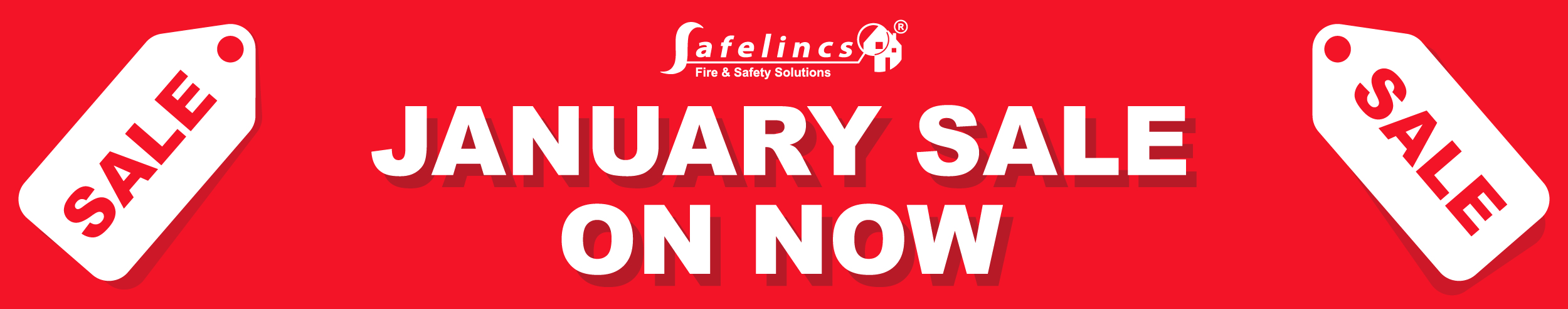 Explore Safelincs' January Sale fire and safety products for a limited time only