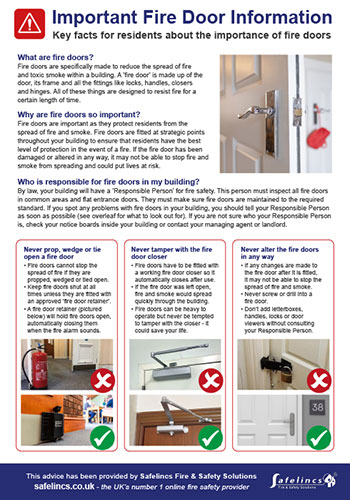 fire door fact sheet