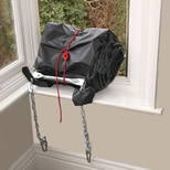 EasyScape ladder with carabiner hooks